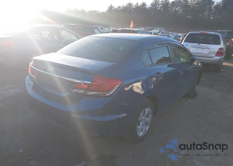2013 Honda Civic Lx из США, поврежденный, VIN 2HGFB2F53DH588546